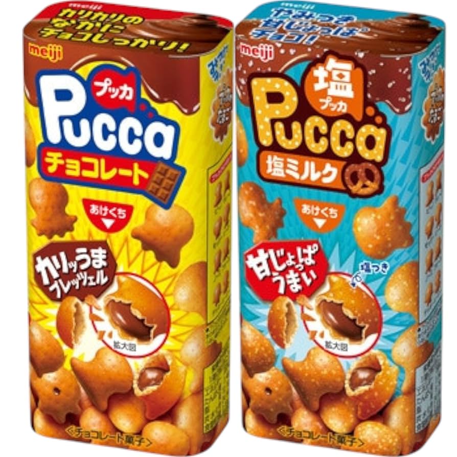 Amazon | プッカチョコレート プッカ塩ミルク 39g 2種食べ比べ